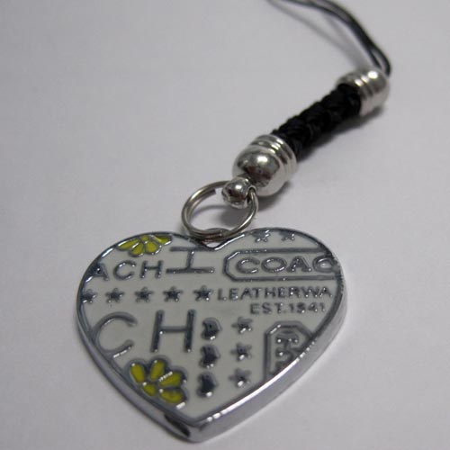 NS-CH4金屬手機吊飾(白色)